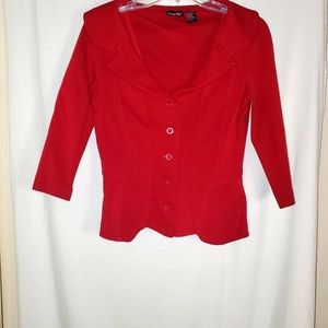 Red dress jacket